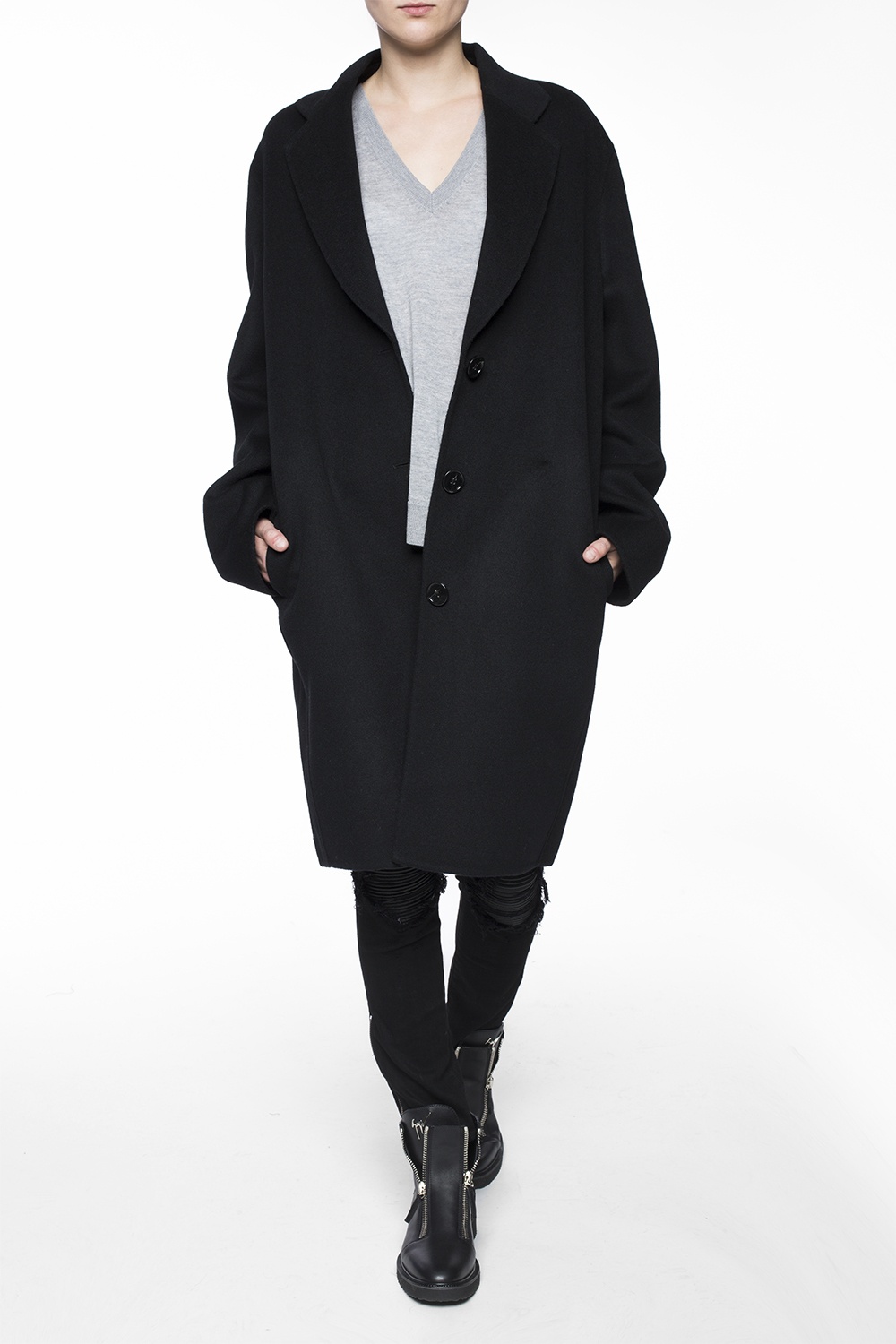 Acne studios hot sale landi coat